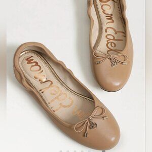 New Sam Edelman Felicia Ballet Flats Leather with Rounded Toe Size 8